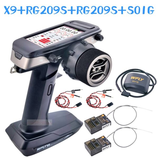 WFLY X9 Radio Remote Controller - 2.4ghz 9CH Transmitter With RG209S Receiver Extra X9 Dedicated SG01 GPS F Racing Crawlers Cars - Image 6