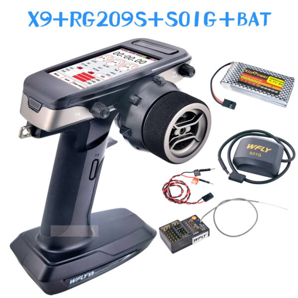 WFLY X9 Radio Remote Controller - 2.4ghz 9CH Transmitter With RG209S Receiver Extra X9 Dedicated SG01 GPS F Racing Crawlers Cars - Image 4