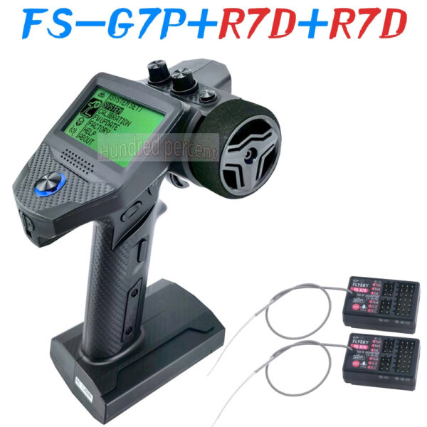 FLYSKY FS-G7P G7P 2.4G 7CH ANT Protocol Radio Transmitter- PWM PPM I-BUS SBUS Output with FS-R7P R7P RC Receiver for RC Car Boat - Image 15