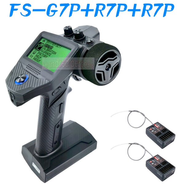 FLYSKY FS-G7P G7P 2.4G 7CH ANT Protocol Radio Transmitter- PWM PPM I-BUS SBUS Output with FS-R7P R7P RC Receiver for RC Car Boat - Image 13