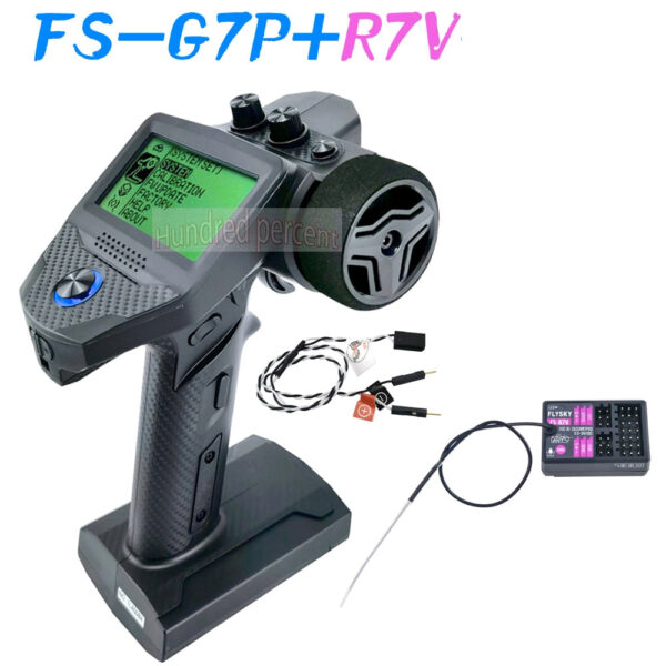FLYSKY FS-G7P G7P 2.4G 7CH ANT Protocol Radio Transmitter- PWM PPM I-BUS SBUS Output with FS-R7P R7P RC Receiver for RC Car Boat - Image 12