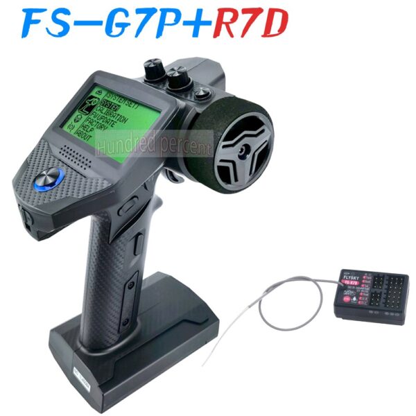 FLYSKY FS-G7P G7P 2.4G 7CH ANT Protocol Radio Transmitter- PWM PPM I-BUS SBUS Output with FS-R7P R7P RC Receiver for RC Car Boat - Image 5