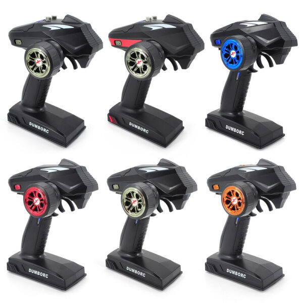 DumboRC X6 X4 X6P 2.4G 6CH Transmitter - w/ X6FG Gyro X6F Receiver Remote control for 1/10 1/8 Crawler Axial SCX10 D90 RC Car Boat - Image 17