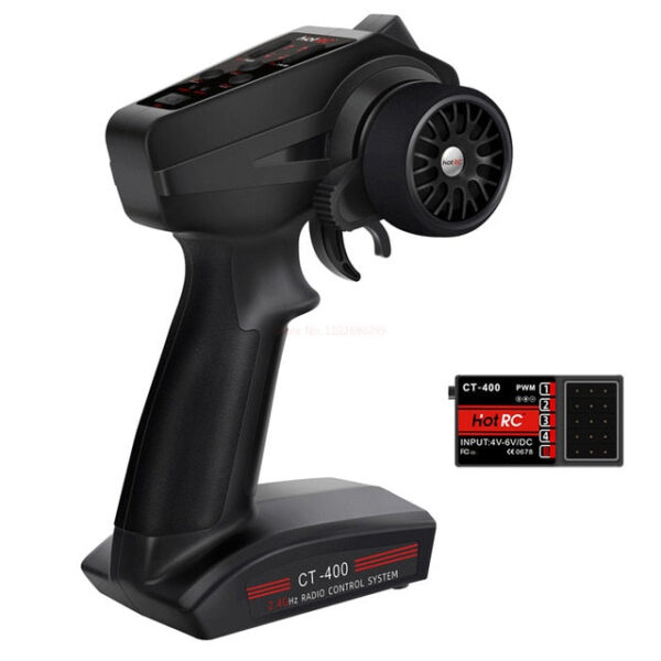 Hotrc Ct400 Ct600 4.5v-9v 4ch 6ch 2.4ghz Fhss Radio Control System Transmitter With Receiver For Rc Car Boat Tank Truck Toy 3 Hotrc Ct400 Ct600 4.5v-9v 4ch 6ch 2.4ghz Fhss Radio Control System Transmitter With Receiver For Rc Car Boat Tank Truck Toy - Image 3