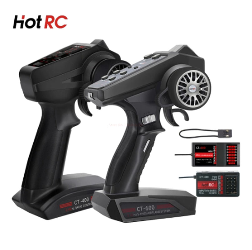 Hotrc Ct400 Ct600 4.5v-9v 4ch 6ch 2.4ghz Fhss Radio Control System Transmitter With Receiver For Rc Car Boat Tank Truck Toy 2 Hotrc Ct400 Ct600 4.5v-9v 4ch 6ch 2.4ghz Fhss Radio Control System Transmitter With Receiver For Rc Car Boat Tank Truck Toy - Image 2