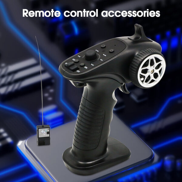 TX4 2.4GHz 4CH Radio System Transmitter Controller Remote Control w/ Receiver For RC Car Boat - Image 9