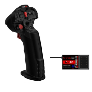 HotRC DS-4A 2.4G 4 Channel Single Hand RC Radio Transmitter with 4Ch Receiver Remote control for RC Car Boat Airplane