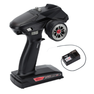 INJORA 2.4GHz Remote Control 6CH Digital Radio Transmitter with Gyro Receiver for 1/8 1/10 RC Car Boat Tank Crawler SCX10