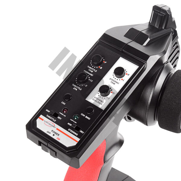 INJORA AX6S Remote Controller - 4CH 2.4GHz RC Car Controller Digital Radio Remote Control Transmitter with Receiver for RC Crawler SCX10 AXI03007 TRX4 - Image 5