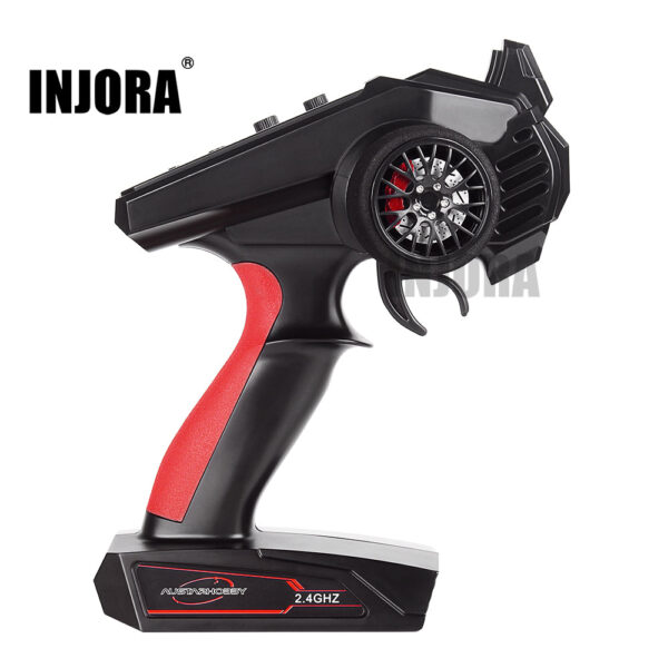 INJORA AX6S Remote Controller - 4CH 2.4GHz RC Car Controller Digital Radio Remote Control Transmitter with Receiver for RC Crawler SCX10 AXI03007 TRX4 - Image 3