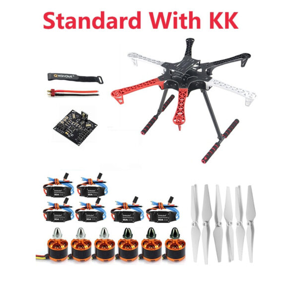 JMT DIY F550 6-Axle RC Hexacopter Drone Kit - 2212 920KV CW CCW Brushless Motor 9443 Propeller T8FB R8EF 2.4G Radio Transmitter - Image 5
