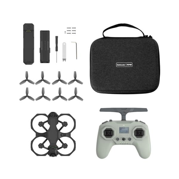 iFlight Defender 20 3S HD With Commando 8 - 2Inch Cinewhoop FPV Drone With Commando 8 Radio ELRS 2.4G 915M DJI O3 Air Unit 4 iFlight Defender 20 3S HD With Commando 8 - 2Inch Cinewhoop FPV Drone With Commando 8 Radio ELRS 2.4G 915M DJI O3 Air Unit - Image 4