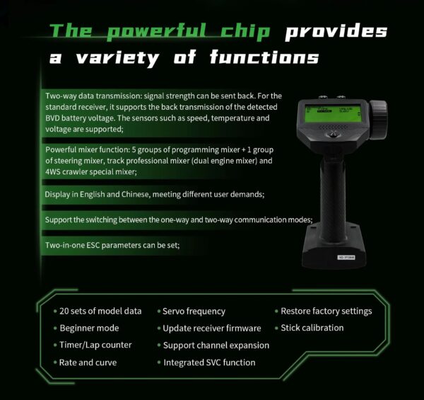 FlySky FS-G7P 2.4G 7CH ANT Protocol Radio Transmitter PWM PPM I-BUS SBUS Output with FS-R7P RC Receiver for RC Car Boat - Image 6