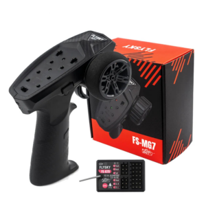 FLYSKY FS-MG7 Transmitter 2.4G 7CH ANT RC Car Boat Remote Controller with FS-R7D Receiver for RC Car Boat DIY Accessories