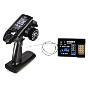 Futaba 4PM Plus Transmitter - 4-Channel 2.4GHz T-FHSS Radio System w/R334SBS Receiver for Surface Model