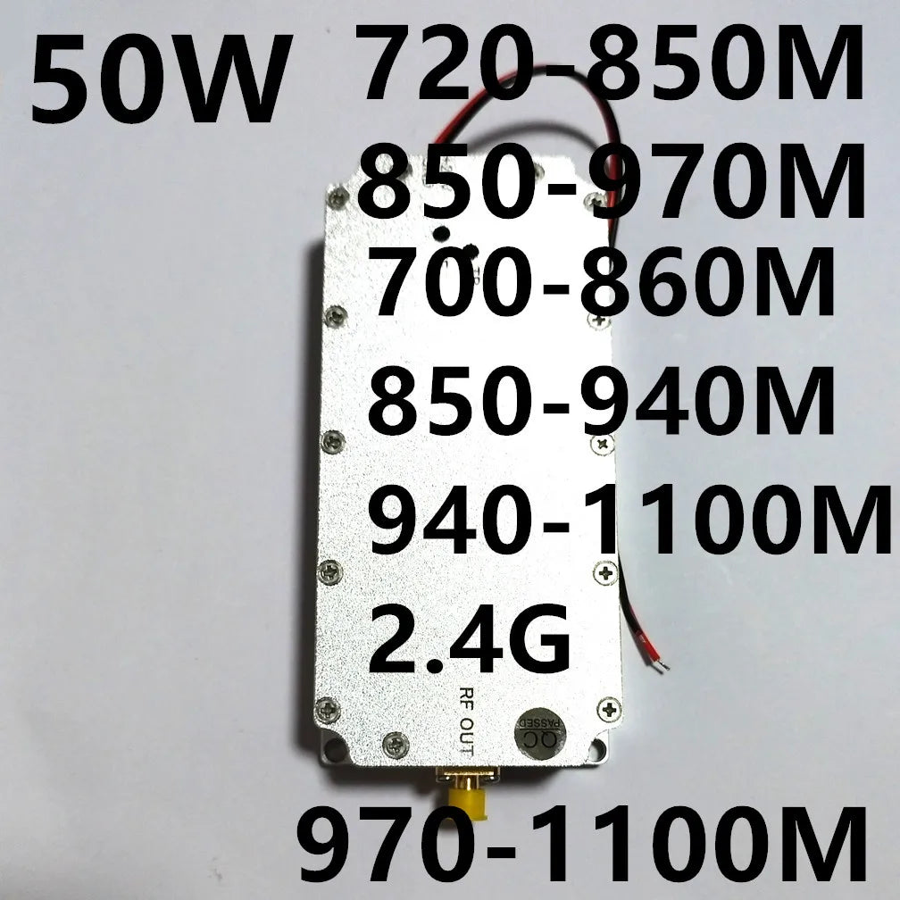 50W Anti Drone Module - 700-860mhz 850-940MHZ 940-1100mhz 2.4G 720-850MHZ 850-970MHZ 970-1100MHZ High Power Amplifier Module 2 50W Anti Drone Module - 700-860mhz 850-940MHZ 940-1100mhz 2.4G 720-850MHZ 850-970MHZ 970-1100MHZ High Power Amplifier Module - Image 2