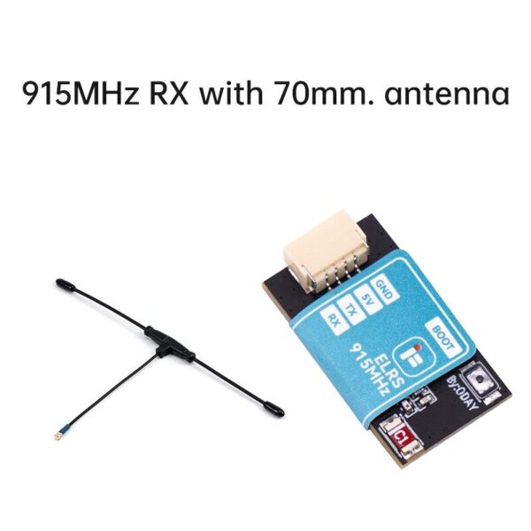 iFlight ELRS 915MHz / ELRS 2.4G Receiver / TX Module with 70mm / 40mm Antenna / Dual-Band Antenna / Stick for Commando 8 FPV Drone Remote Controller - Image 5