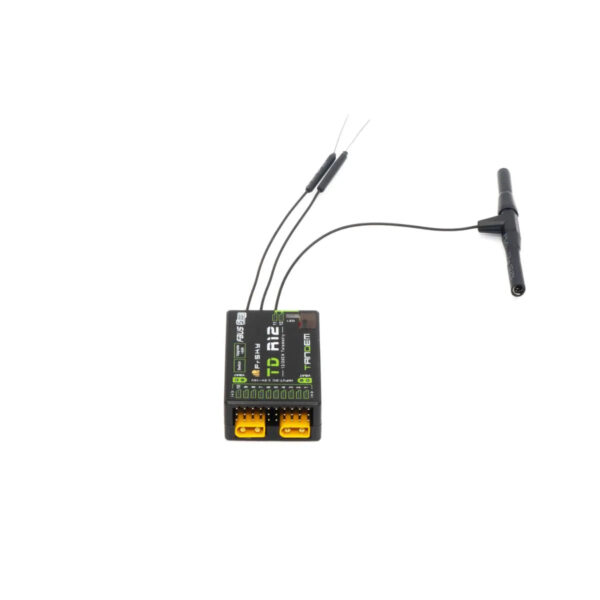 FrSky TD R12 Receiver - Dual Band Receiver 12-channel ports equipped with a triple antenna (2×2.4G + 1×900M) — изображение 3