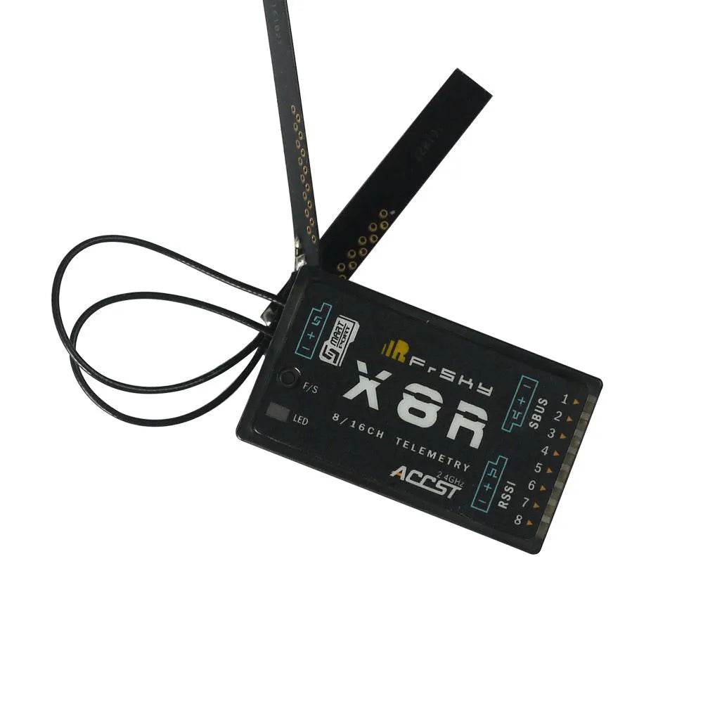 FrSky X8R Receiver - 2.4G ACCST Telemetry Receiver S.Port 8/16CH 1.5KM Range 1 FrSky X8R Receiver - 2.4G ACCST Telemetry Receiver S.Port 8/16CH 1.5KM Range