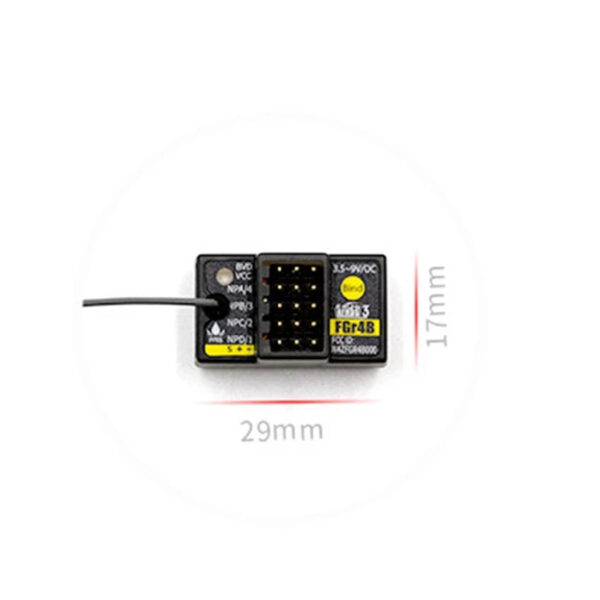 FlySky FGr4B 2.4G 4CH Receiver - Single Antenna Two-Way Receiver Support All AFHDS3 Transmitters For Racing Car / Speed Boat Rc Parts 3 FlySky FGr4B 2.4G 4CH Receiver - Single Antenna Two-Way Receiver Support All AFHDS3 Transmitters For Racing Car / Speed Boat Rc Parts — изображение 3