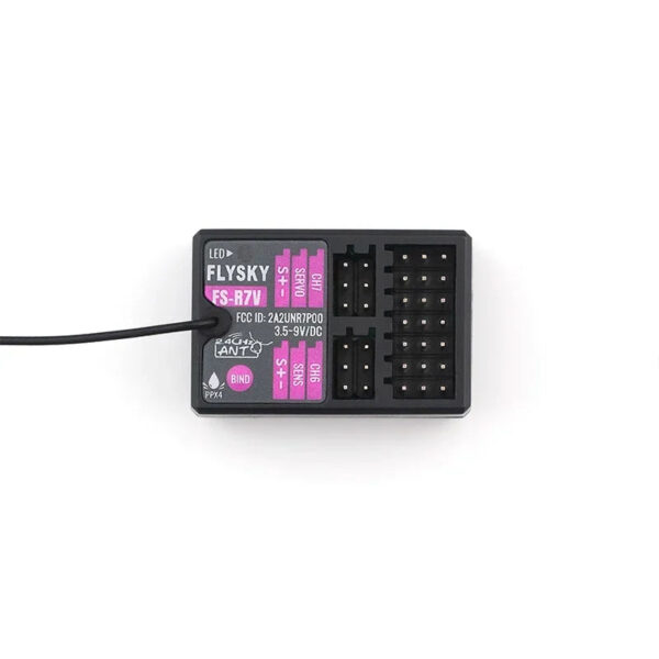 Flysky 2.4G ANT Protocol Receiver - PWM Single Antenna FS-R7V FS-R7D FS-SR8 FS-R7P FS-R4P FS-R4D-ESC FS-R4M For FS-G7P G4P ST8 — изображение 4