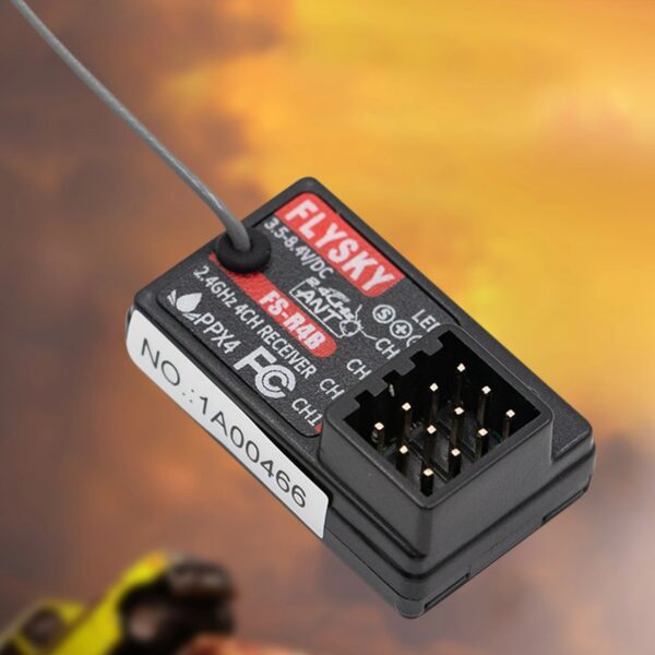 Flysky FS-R4B 4CH 2.4G Digital Receiver - Multifunctional Flysky FS-R4B Radio Transmitter Single Antenna for FS-G7P FS-ST8 FS-MG41  FS-MG4 - Image 3