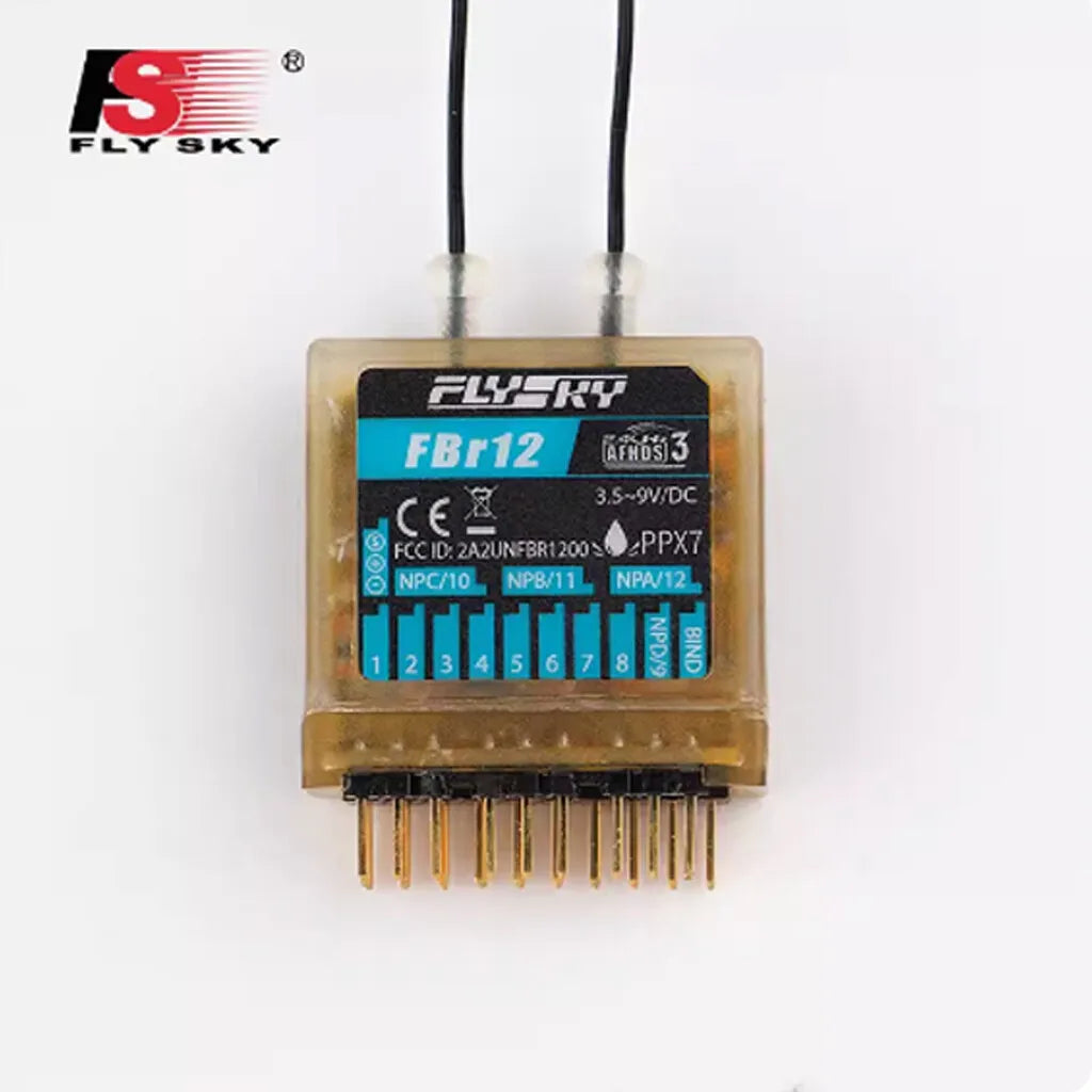 FlySky FBr12 Receiver - 12 channel Receive for PL18 NB4 NB4LE Remote Controls 2 FlySky FBr12 Receiver - 12 channel Receive for PL18 NB4 NB4LE Remote Controls — изображение 2