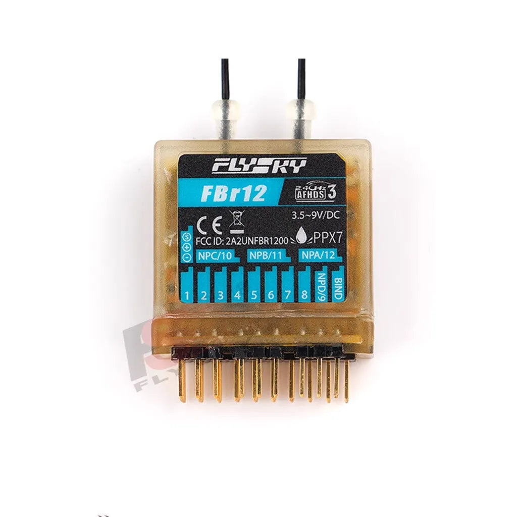 FlySky FBr12 Receiver - 12 channel Receive for PL18 NB4 NB4LE Remote Controls 1 FlySky FBr12 Receiver - 12 channel Receive for PL18 NB4 NB4LE Remote Controls