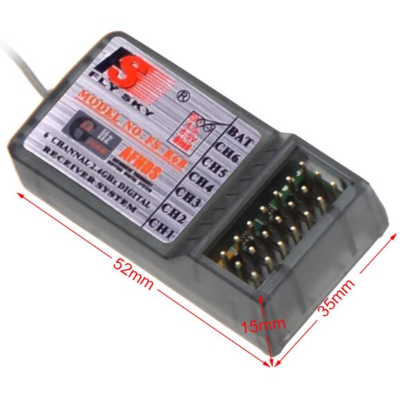 FlySky FS-R6B 2.4Ghz 6CH Receiver -  Compatible Most FlySky Such as TH9X FS-CT6B FS-T6 Transmitter — изображение 5
