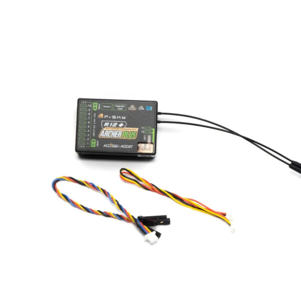 FrSky ARCHER PLUS R12+ Receiver - 2.4GHz ACCESS / ACCST D16 12 Configurable Channel Ports PWM, SBUS, FBUS, S.Port - Image 3