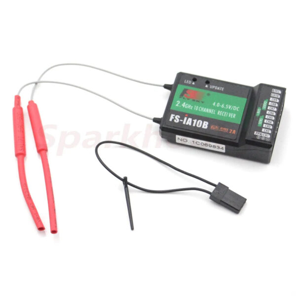 Flysky FS-iA10B 10CH 2.4GHz Receiver for RC Transmitter FS-i4 FS-i6 FS-i10 FS-i6S FS-iT4S FPV Drones Quadcopter Airplane Parts — изображение 5