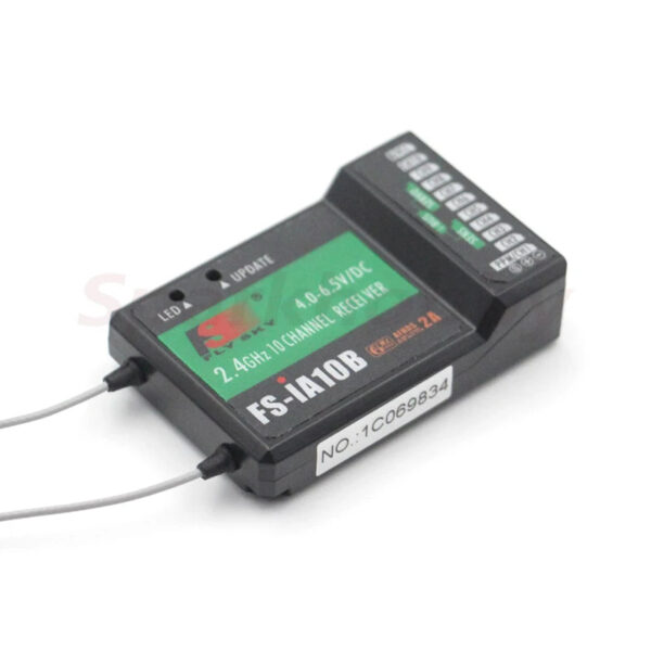 Flysky FS-iA10B 10CH 2.4GHz Receiver for RC Transmitter FS-i4 FS-i6 FS-i10 FS-i6S FS-iT4S FPV Drones Quadcopter Airplane Parts — изображение 4