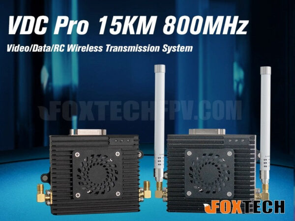 Foxtech VDC Pro 15KM 30KM 48KM 150KM 800MHZ 1.4GHZ 1.5GHZ OFDM Video/Data/RC Wireless Transmission System - Image 7