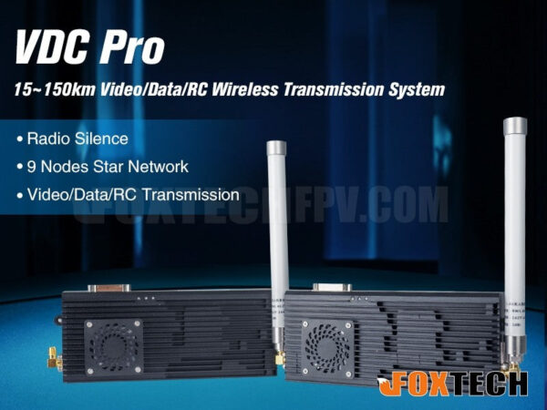 Foxtech VDC Pro 15KM 30KM 48KM 150KM 800MHZ 1.4GHZ 1.5GHZ OFDM Video/Data/RC Wireless Transmission System - Image 6