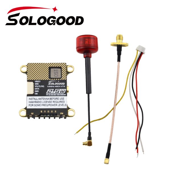 SoloGood 5.8G 2.5W 40CH VTX  - 0/25/400/800/1500/2500mW NTSC/PAL Video Transmitter For RC FPV Freestyle Long Range Racing Drone — изображение 9