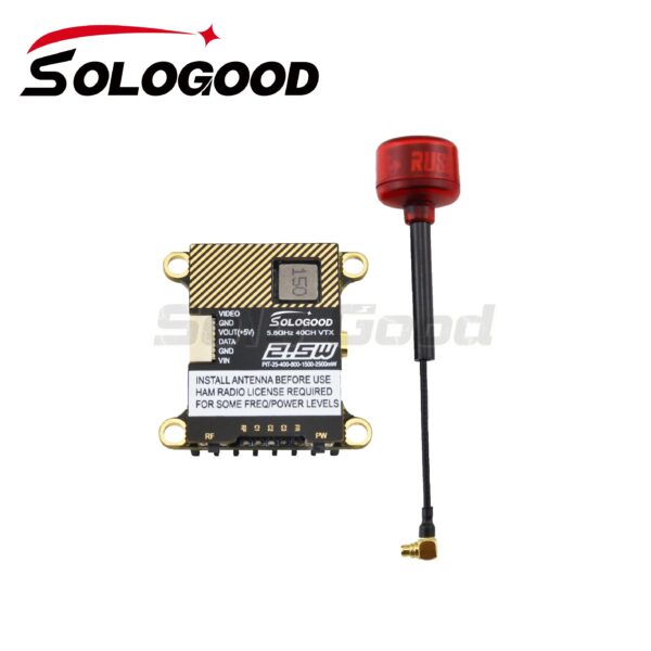 SoloGood 5.8G 2.5W 40CH VTX  - 0/25/400/800/1500/2500mW NTSC/PAL Video Transmitter For RC FPV Freestyle Long Range Racing Drone — изображение 7