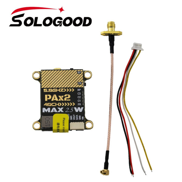 SoloGood 5.8G MAX 2.5W 40CH VTX -  0/25/400/800/1500/2500mW NTSC/PAL Video Transmitter For RC FPV Freestyle Long Range Racing Drone - Image 8