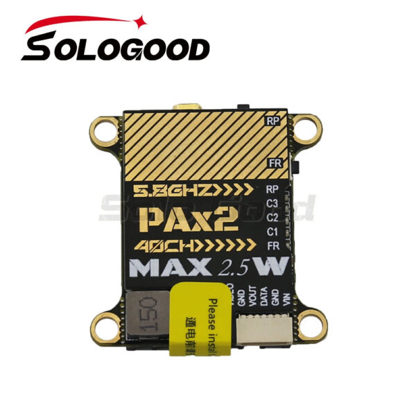 SoloGood 5.8G MAX 2.5W 40CH VTX -  0/25/400/800/1500/2500mW NTSC/PAL Video Transmitter For RC FPV Freestyle Long Range Racing Drone - Image 3
