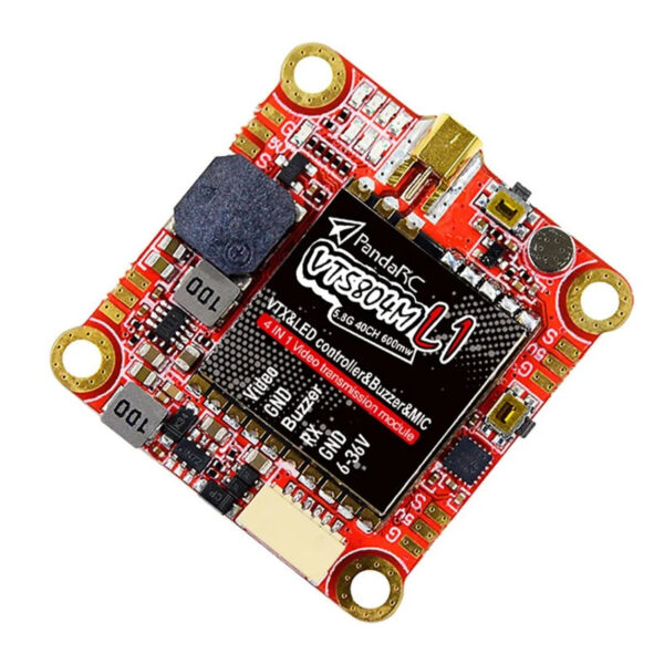 Pandarc VT5804M L1 VTX - 5.8G Interface Controller 25/100/200/400/600MW VTX Buzzer LED Controller Forrc FPV Racing Drones 6 Pandarc VT5804M L1 VTX - 5.8G Interface Controller 25/100/200/400/600MW VTX Buzzer LED Controller Forrc FPV Racing Drones — изображение 6