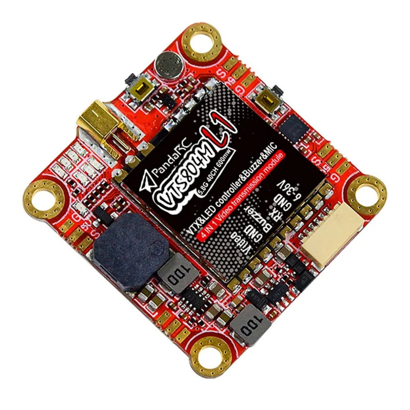 Pandarc VT5804M L1 VTX - 5.8G Interface Controller 25/100/200/400/600MW VTX Buzzer LED Controller Forrc FPV Racing Drones 2 Pandarc VT5804M L1 VTX - 5.8G Interface Controller 25/100/200/400/600MW VTX Buzzer LED Controller Forrc FPV Racing Drones — изображение 2