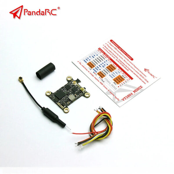 PandaRC VT5804 MINI X VTX - 5.8G 25mw/50mw/100mw/200mw/400mw image transmission support OSD adjustment with audio for FPV Drone — изображение 4
