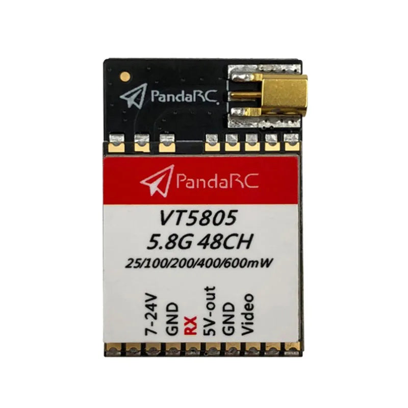 PandaRC VT5801 V2 VT5805 VTX - FPV Video Transmitter 5.8G 48CH 25/100/200/400/600mW Switchable OSD adjustable SMA MMCX VTX RC 2 PandaRC VT5801 V2 VT5805 VTX - FPV Video Transmitter 5.8G 48CH 25/100/200/400/600mW Switchable OSD adjustable SMA MMCX VTX RC — изображение 2