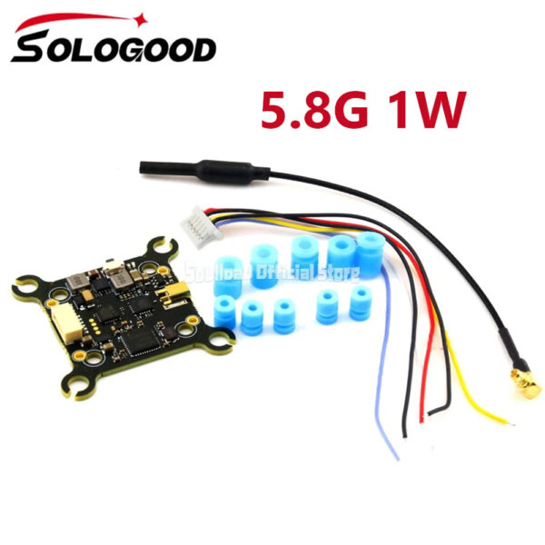 SoloGood 5.8G 1W 48CH VTX - Image Transmission Rush Cherry ntenna Input Voltage 7-26V Transmission Power 25/100/200/400/1000mW — изображение 3
