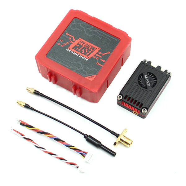 Rushfpv RUSH TANK MAX SOLO VTX - 5.8GHz 2.5W 48CH High Power Video Transmitter with CNC shell for RC FPV Long Range Fixed-wing Drones DIY 6 Rushfpv RUSH TANK MAX SOLO VTX - 5.8GHz 2.5W 48CH High Power Video Transmitter with CNC shell for RC FPV Long Range Fixed-wing Drones DIY — изображение 6