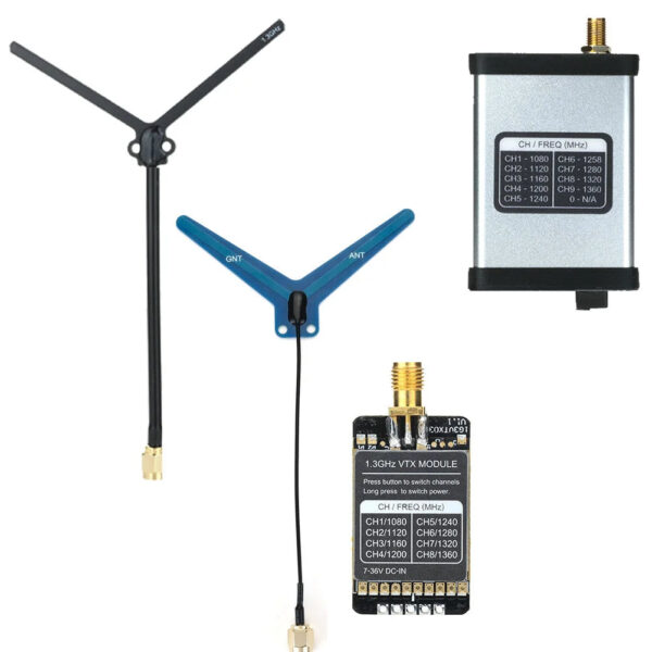 Rush 1.3G 1.2G 800MW 8CH VTX - 7-36V FPV Audio Video Transmitter Receiver Module for RC Remote Multi-Rotor DIY Parts - Image 7