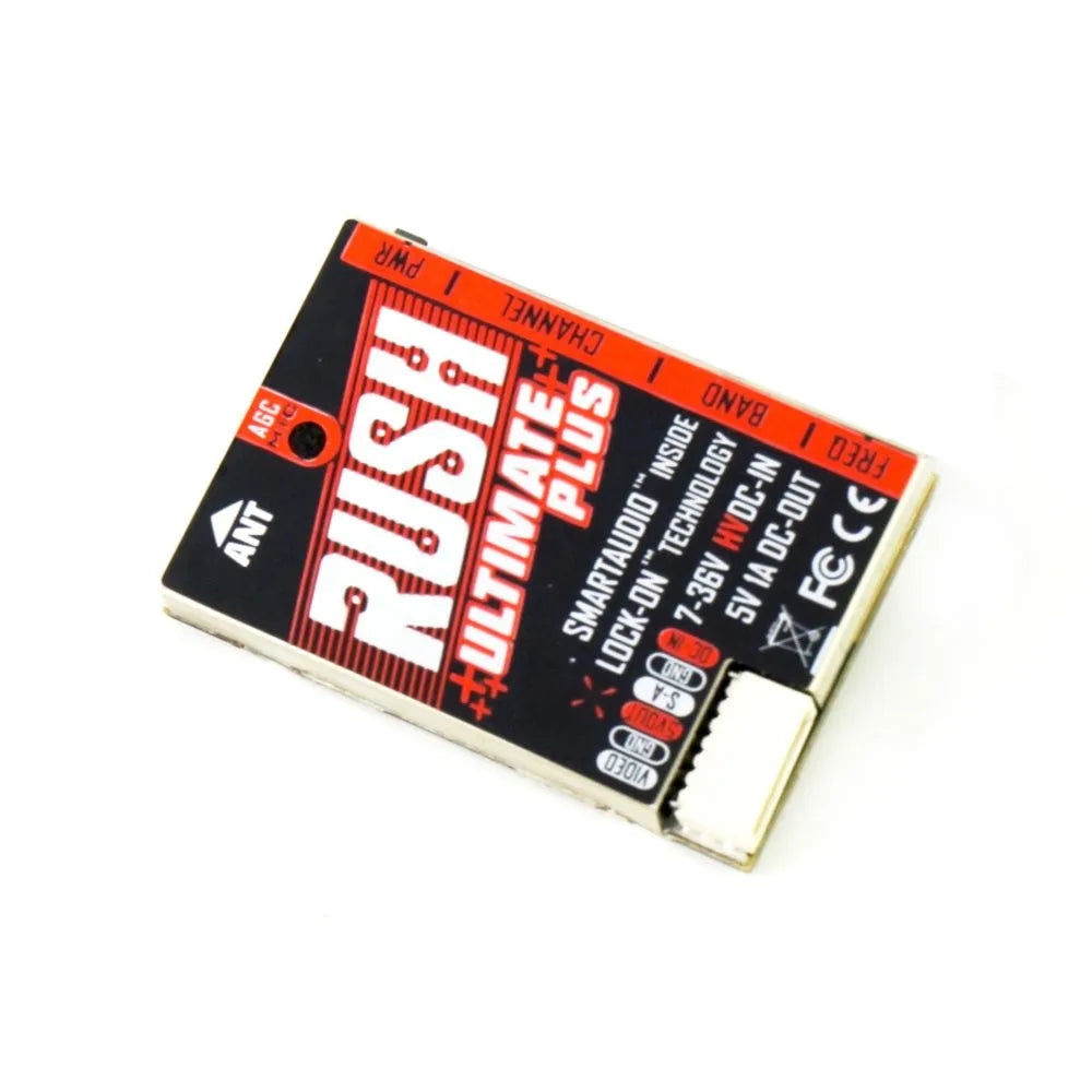 RUSH TANK Ultimate PLUS VTX - 5.8GHz 48CH 2-8s 800mW Video Transmitter w/ Smart Audio AGC MIC FPV Racing Drone 2 RUSH TANK Ultimate PLUS VTX - 5.8GHz 48CH 2-8s 800mW Video Transmitter w/ Smart Audio AGC MIC FPV Racing Drone - Image 2