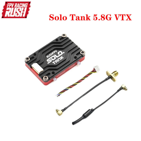 RUSHFPV RUSH TANK SOLO 1.6W 5.8G VTX - 5.8GHZ 48CH PitMode Pitmode 25mW 400mW 800mW 1600mW Adjustable 2-6S Microphone for FPV Long Range Drone - Image 5