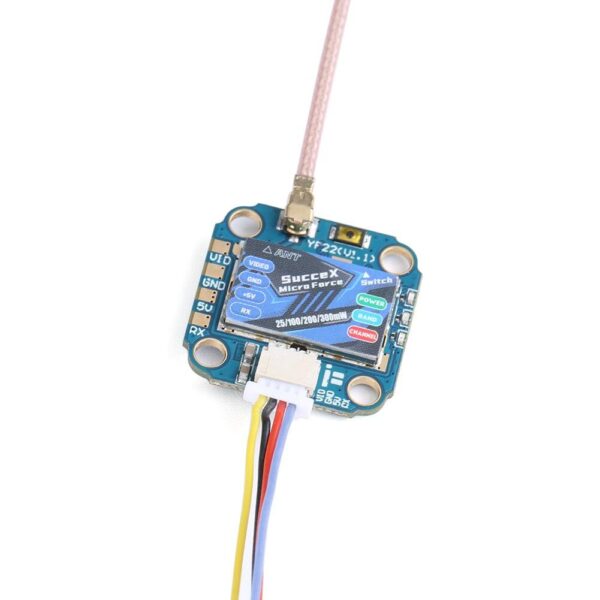 iFlight SucceX Micro Force 5.8GHz PIT/25/100/200mW/300mW VTX Adjustable with IPEX (UFL) connector for FPV part 3 iFlight SucceX Micro Force 5.8GHz PIT/25/100/200mW/300mW VTX Adjustable with IPEX (UFL) connector for FPV part — изображение 3