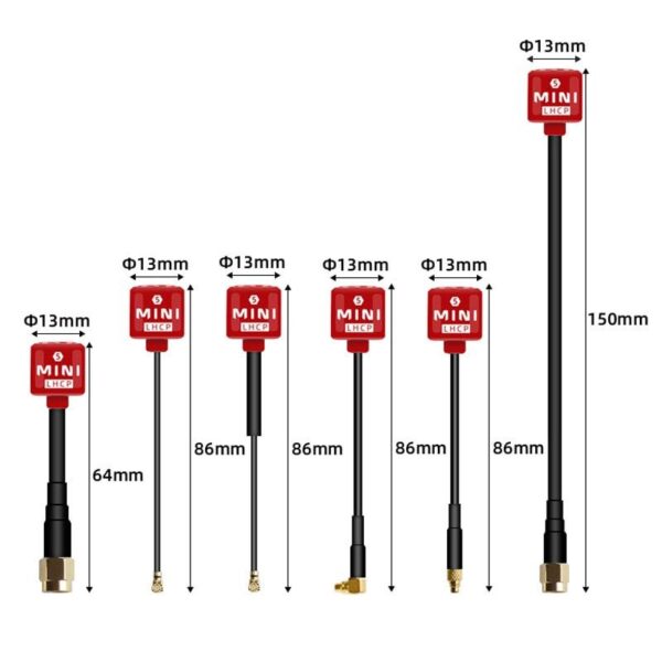 Light Weight 5.8G Lollipop 5 RHCP Antenna - High Gain 2.8Dbi SMA/MMCX/UFL for FPV Transmitter /Receiver RC Racing Drone TX RX Part 36 Light Weight 5.8G Lollipop 5 RHCP Antenna - High Gain 2.8Dbi SMA/MMCX/UFL for FPV Transmitter /Receiver RC Racing Drone TX RX Part — изображение 36