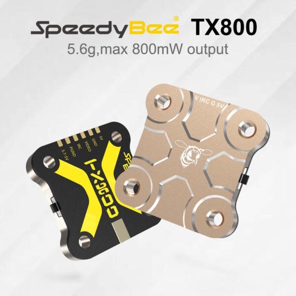SpeedyBee TX800 5.8G VTX - 5V 48CH 200mW / 400mW / 800mW RunCam Maximum Output Long Range FPV Video Transmitter — изображение 3